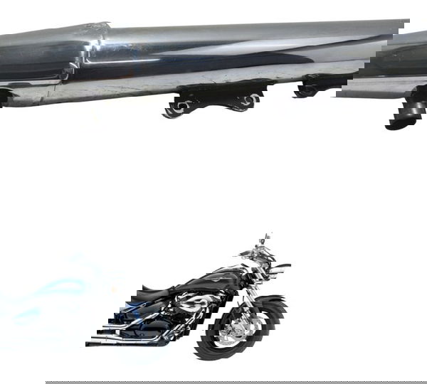 Ponteira Escape Inferior Suzuki Boulevard M 800 05-08 Origin