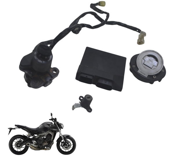 Kit Chave Ignição Módulo Code Yamaha Mt 09 15-18 Original