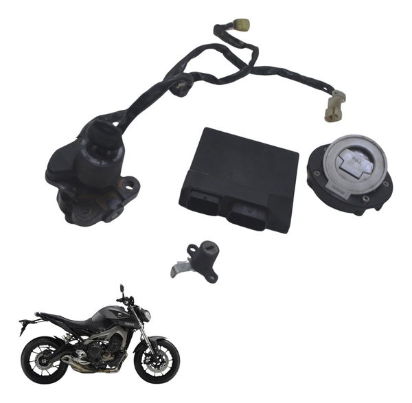 Kit Chave Ignição Módulo Code Yamaha Mt 09 15-18 Original