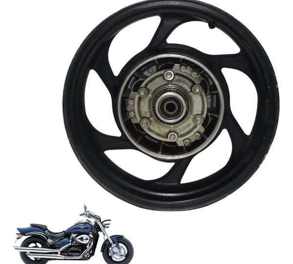 Roda Traseira Suzuki Boulevard M 800 05-08 Original Preto