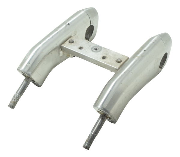 Riser Guidão Suzuki Boulevard M 800 05-08 Original Prateado