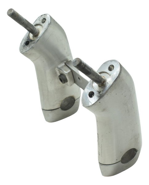 Riser Guidão Suzuki Boulevard M 800 05-08 Original Prateado