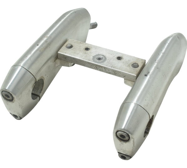 Riser Guidão Suzuki Boulevard M 800 05-08 Original Prateado