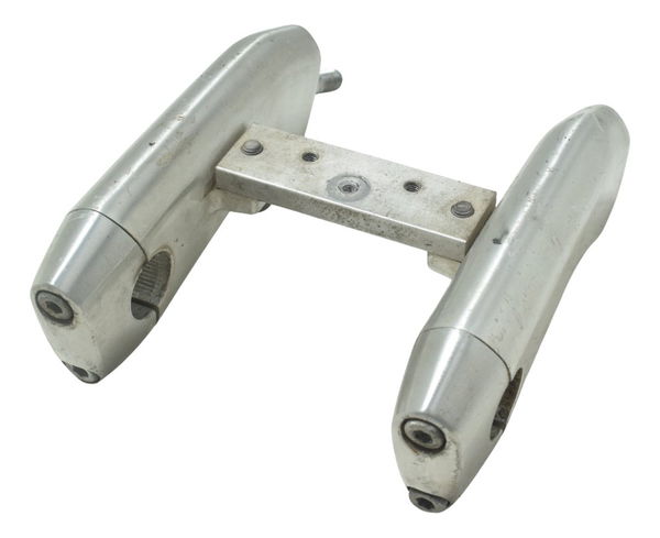 Riser Guidão Suzuki Boulevard M 800 05-08 Original Prateado