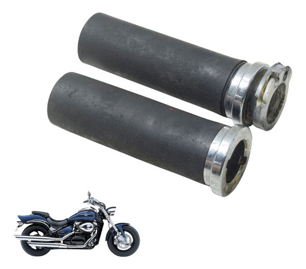 Par Manopla Suzuki Boulevard M 800 05-08 Original Preto