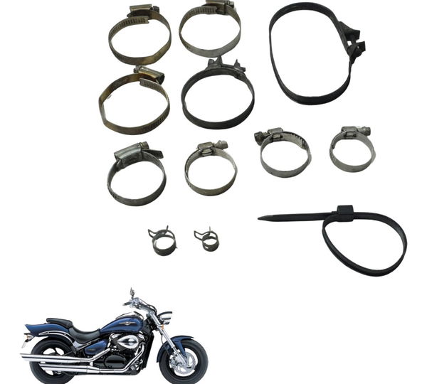 Kit Abraçadeiras Diversas Suzuki Boulevard M 800 05-08 Orig