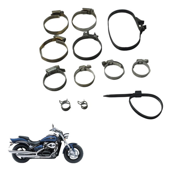 Kit Abraçadeiras Diversas Suzuki Boulevard M 800 05-08 Orig