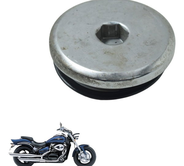 Acabamento Tampa Estator Suzuki Boulevard M 800 05-08 Orig Prateado