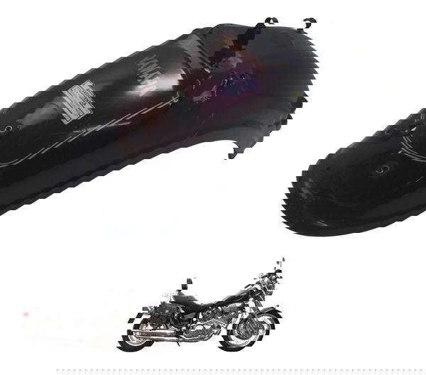 Paralama Traseiro C/detalhes Yamaha Xv Virago 750 94-98 Orig