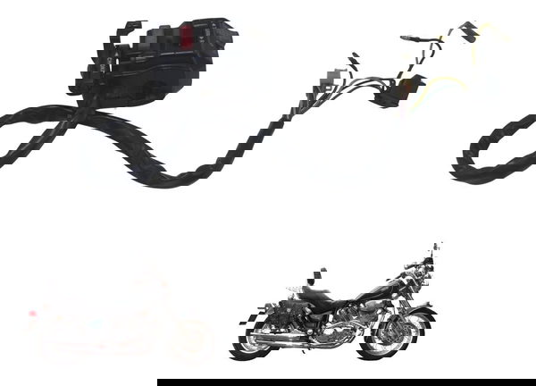 Chave Punho Luz Yamaha Xv Virago 750 94-98 Original