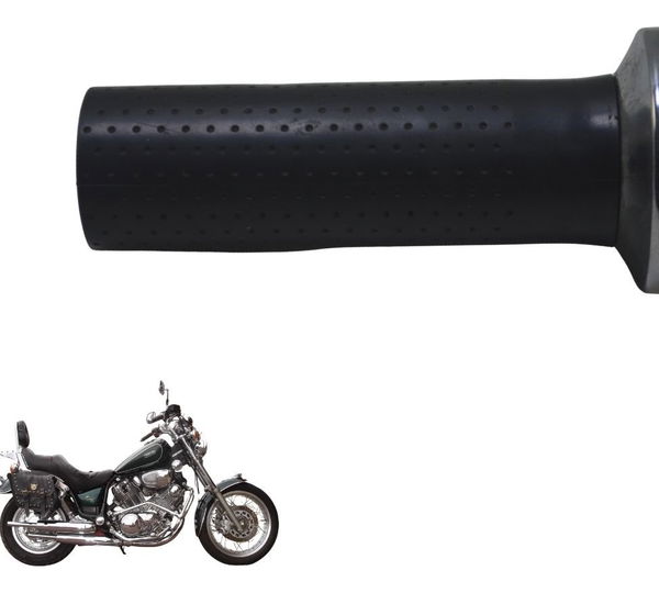 Manopla Esquerda C/detalhes Yamaha Xv Virago 750 94-98 Origi Preto