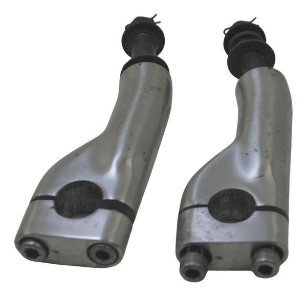 Par Riser Guidão Yamaha Xv Virago 750 94-98 Original Prateado