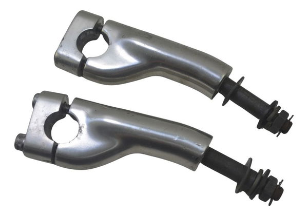 Par Riser Guidão Yamaha Xv Virago 750 94-98 Original Prateado