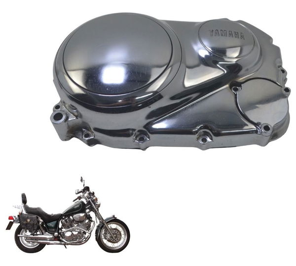 Tampa Motor Embreagem Yamaha Xv Virago 750 94-98 Original Prateado