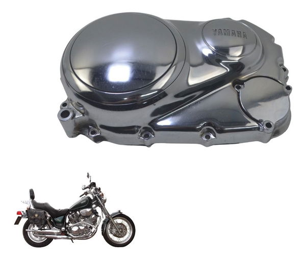 Tampa Motor Embreagem Yamaha Xv Virago 750 94-98 Original Prateado