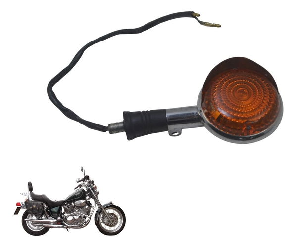 Pisca Dianteiro Esq C/ Detalhes Yamaha Xv Virago 750 94-98 Esquerdo