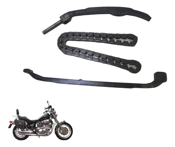 Kit Guia Tensor Corrente Comando Yamaha Xv Virago 750 94-98