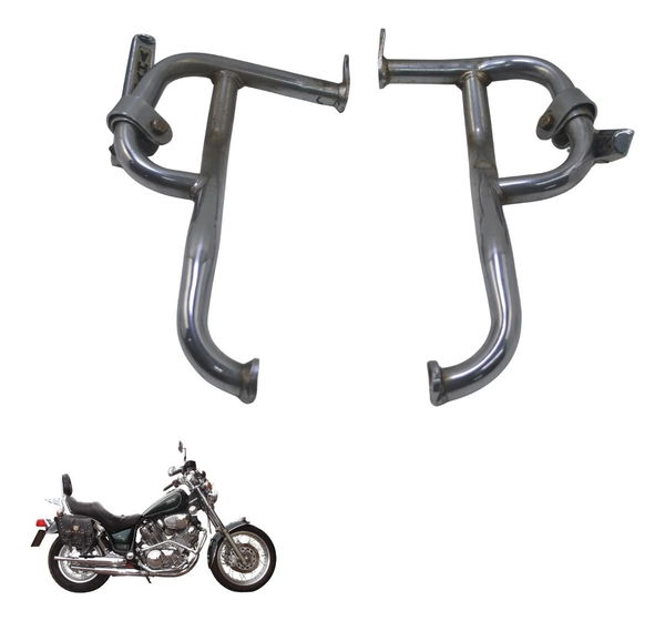 Par Protetor Motor C/detal Yamaha Xv Virago 750 94-98 Origi