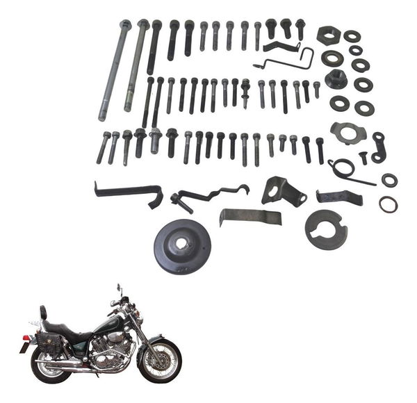 Kit Parafuso Motor Yamaha Xv Virago 750 94-98 Original