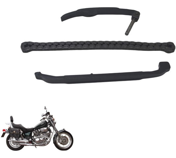 Kit Guia Tensor Corrente Comando Yamaha Xv Virago 750 94-98