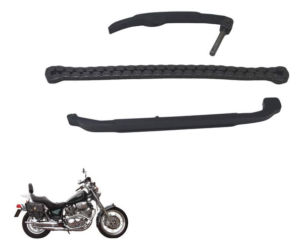 Kit Guia Tensor Corrente Comando Yamaha Xv Virago 750 94-98