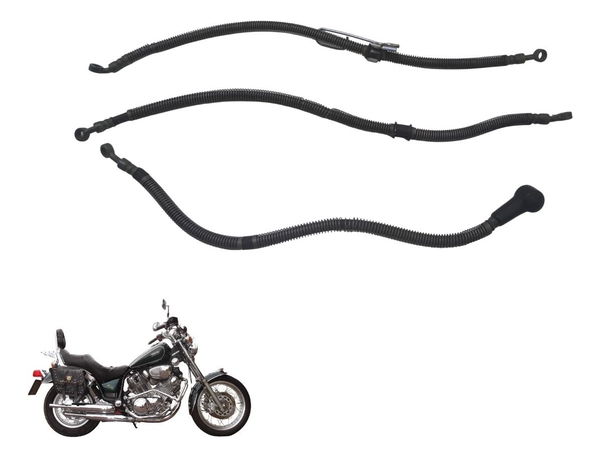 Kit Flexível Freio Dianteiro Yamaha Xv Virago 750 94-98