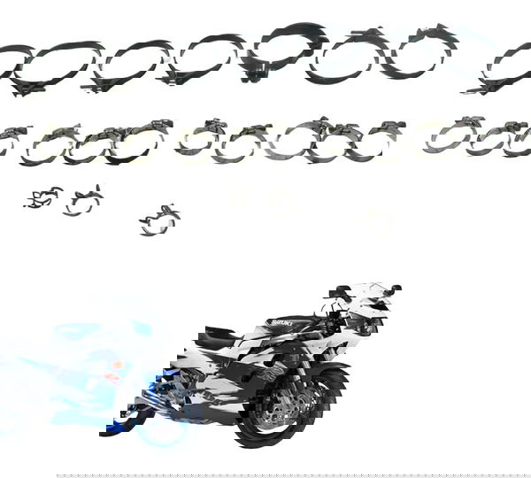 Kit Abraçadeiras Diversas Suzuki Gsx-r 1100 W 91-96 Original