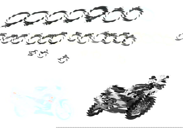 Kit Abraçadeiras Diversas Suzuki Gsx-r 1100 W 91-96 Original