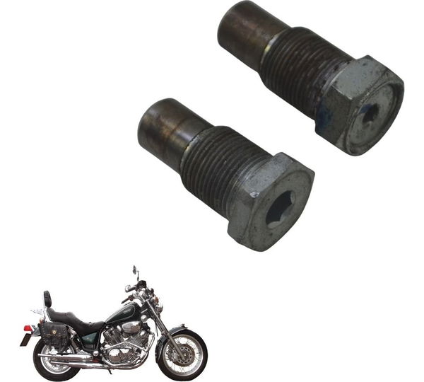 Par Parafuso Quadro Elástico Yamaha Xv Virago 750 94-98