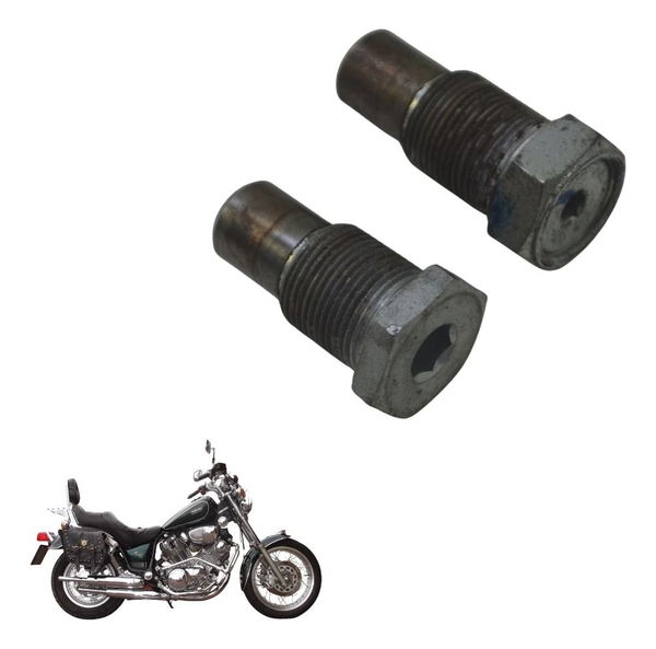 Par Parafuso Quadro Elástico Yamaha Xv Virago 750 94-98