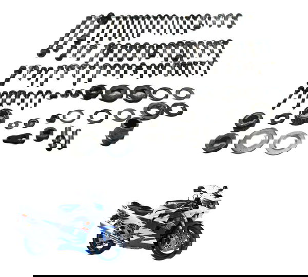 Kit Parafusos Diversos Suzuki Gsx-r 1100 W 91-96 Original