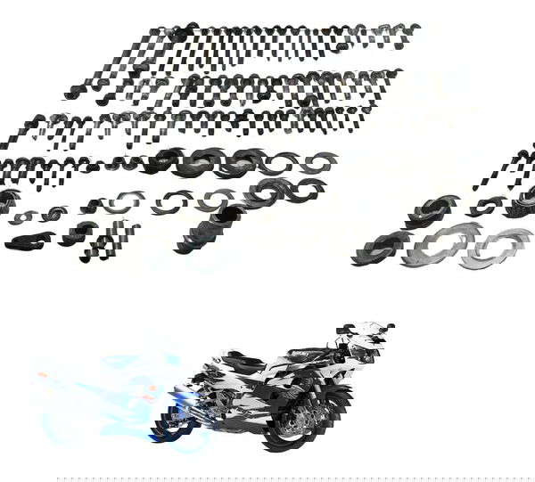 Kit Parafusos Diversos Suzuki Gsx-r 1100 W 91-96 Original