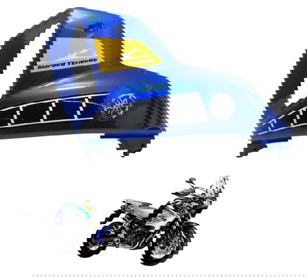 Carenagem Lateral Esq Yamaha Xt 1200z Super Tenere 11-16 Org Azul