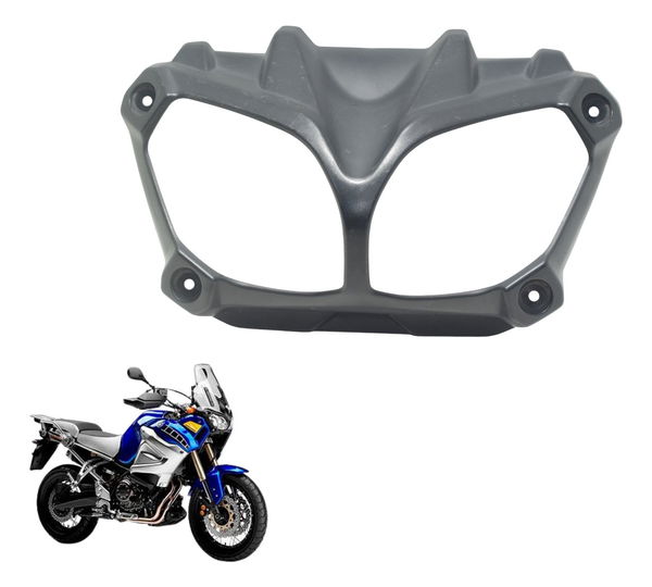 Carenagem Frontal Farol Yamaha Xt 1200z Super Tenere 11-16 Cinza-escuro