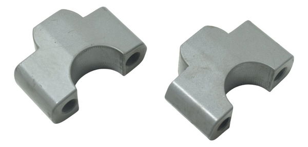 Par Alongador Guidão Yamaha Xt 1200z Super Tenere 11-16 Prateado