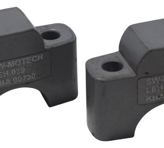 Par Alongador Guidão Yamaha Xt 1200z Super Tenere 11-16 Prateado