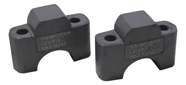 Par Alongador Guidão Yamaha Xt 1200z Super Tenere 11-16 Prateado