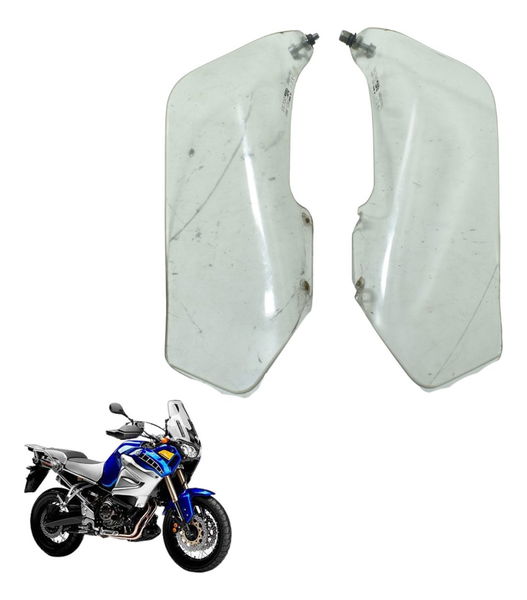 Par Defletor Ar C/avaria Yamaha Xt 1200z Super Tenere 11-16 Fumê