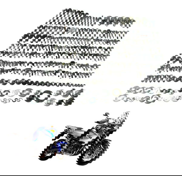 Kit Parafuso Diversos Yamaha Xt 1200z Super Tenere 11-16 Org