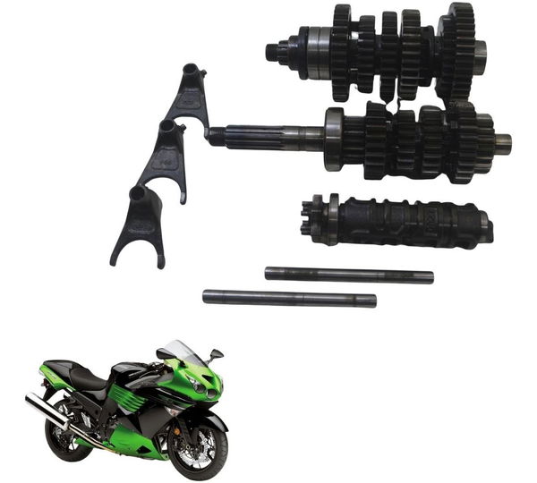 Caixa Marcha Câmbio Kawasaki Ninja Zx 14r 10-13 Original