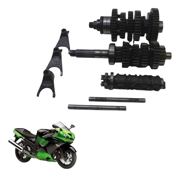 Caixa Marcha Câmbio Kawasaki Ninja Zx 14r 10-13 Original