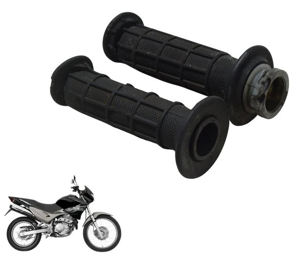 Par Manopla C/avaria Honda Nx 400 Falcon 00-08 Original Preto