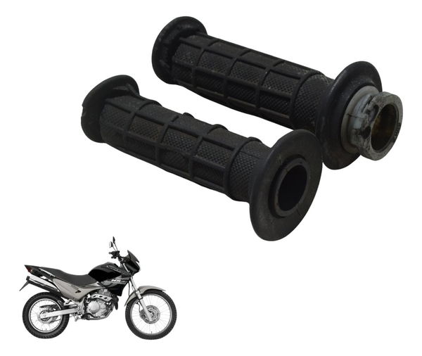 Par Manopla C/avaria Honda Nx 400 Falcon 00-08 Original Preto