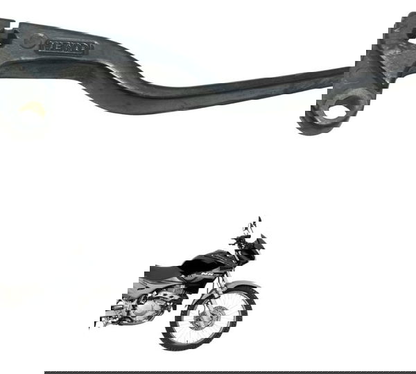 Manete Embreagem Cometa C/detalhes Honda Nx 400 Falcon 00-08 Preto