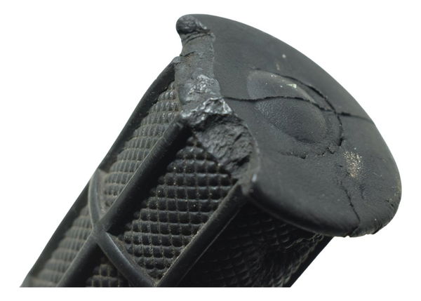 Manopla Esquerda C/avaria Honda Nx 400 Falcon 00-08 Original