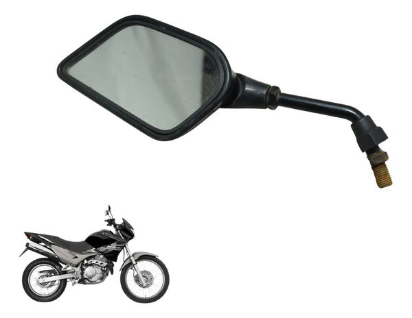 Espelho Retro Dir C/detal Paralelo Honda Nx 400 Falcon 00-08