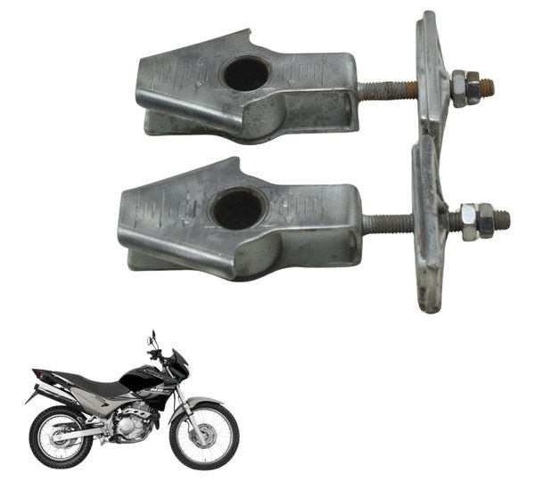 Par Esticador Corrente Honda Nx 400 Falcon 00-08 Original
