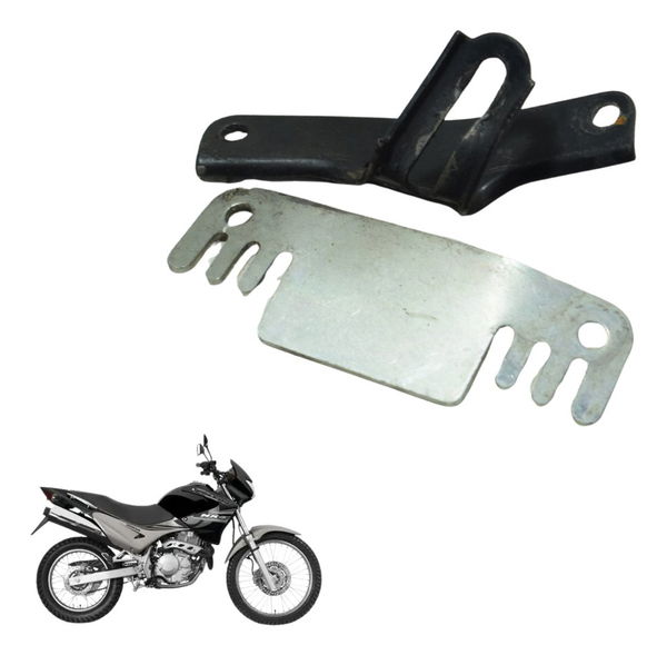 Par Suporte Inferior Farol C/avari Honda Nx 400 Falcon 00-08