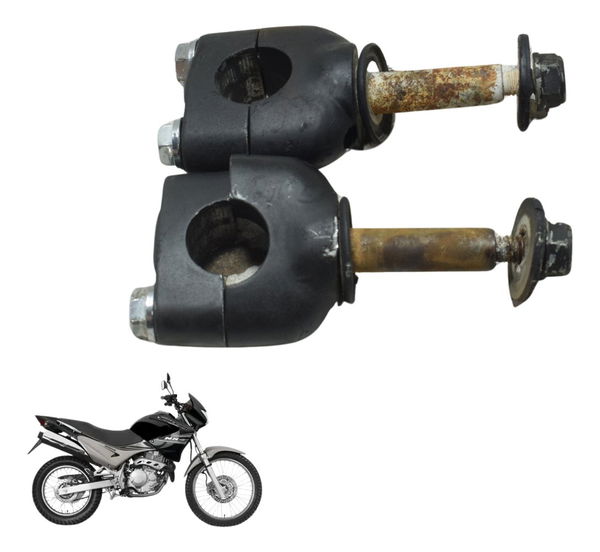 Par Riser Guidão Honda Nx 400 Falcon 00-08 Original