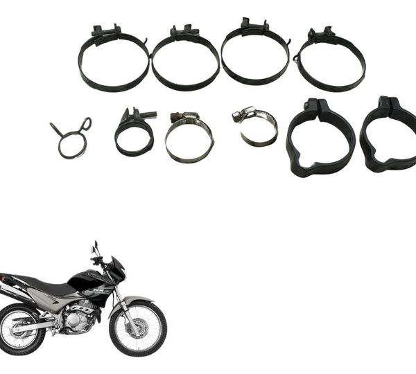 Kit Abraçadeiras Diversas Honda Nx 400 Falcon 00-08 Original